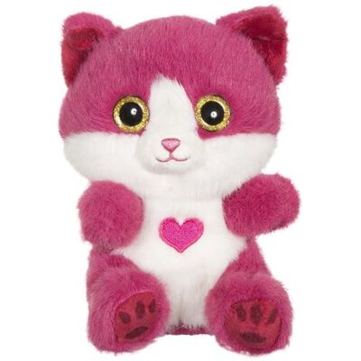 Gipsy Zabawki - Pluszowy kot 'CUTYDOOS Love' - 13 cm - Malinowa róża z czystym sercem, prezent na Walentynki i Dzień Matki Gipsy Zabawki - Pluszowy kot 'CUTYDOOS Love' - 13 cm - Malinowa róża z czystym sercem, prezent na Walentynki i Dzień Matki