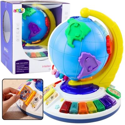 LEANToys Globus interaktywny dla malucha zwierzęta LEANToys Globus interaktywny dla malucha zwierzęta