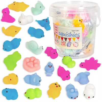 click4toys Gniotki Antystresowa Zabawka Dla Dzieci Sensoryczne Zwierzątka Zestaw 24Szt click4toys Gniotki Antystresowa Zabawka Dla Dzieci Sensoryczne Zwierzątka Zestaw 24Szt