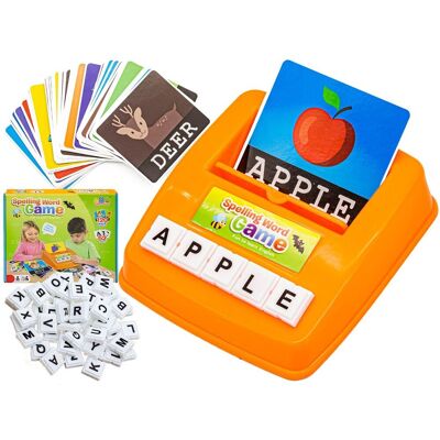 Lean Toys GRA SŁÓW, DOPASUJ LITERKI, NAUKA JĘZYKA ANGIELSKIEGO Lean Toys GRA SŁÓW, DOPASUJ LITERKI, NAUKA JĘZYKA ANGIELSKIEGO