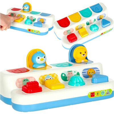 Artemis Gra Zręcznościowa dla Dzieci Edukacyjna Wbijak Montessori Zwierzątka Pop-Up Artemis Gra Zręcznościowa dla Dzieci Edukacyjna Wbijak Montessori Zwierzątka Pop-Up