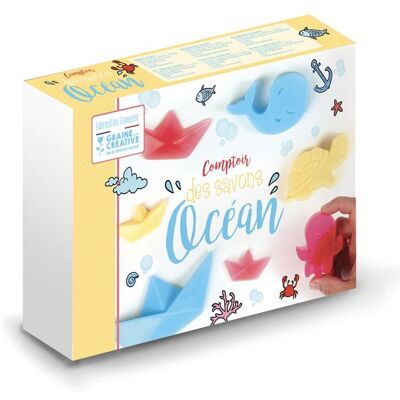 GRAINE CREATIVE, zestaw kreatywny do robienia mydła Ocean GRAINE CREATIVE, zestaw kreatywny do robienia mydła Ocean