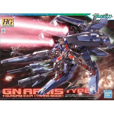 Bandai Gudam, figurka Gn Arms + Gundam exia (trans mode), Hg 1/144 Bandai Gudam, figurka Gn Arms + Gundam exia (trans mode), Hg 1/144