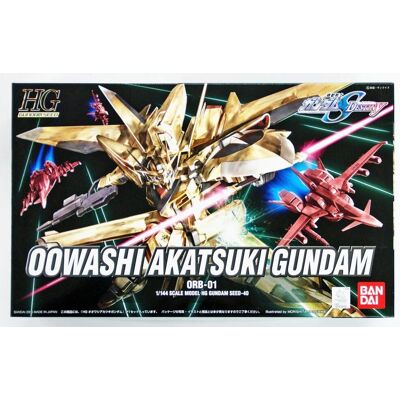 Bandai gundam - hg 1/144 shiranui akatsuki orb-01 - model kit Bandai gundam - hg 1/144 shiranui akatsuki orb-01 - model kit