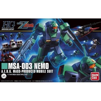 Bandai Gundam - Mg 1/144 Msa-003 Nemo - Model Kit Bandai Gundam - Mg 1/144 Msa-003 Nemo - Model Kit