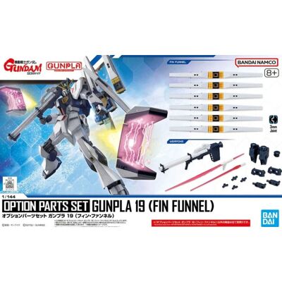 Bandai gundam - option parts set gunpla 19 (fin funnel) - model kit Bandai gundam - option parts set gunpla 19 (fin funnel) - model kit