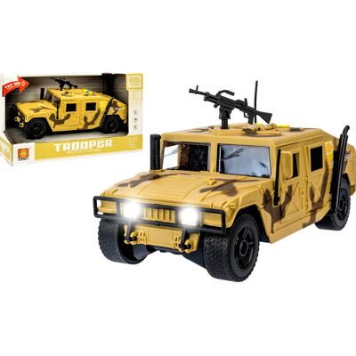 Lean Toys Hammer Auto Wojskowe Z Karabinem Światło Dźwięk Lean Toys Hammer Auto Wojskowe Z Karabinem Światło Dźwięk