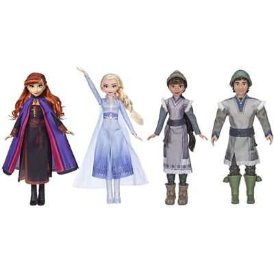 Hidden Nest - Forest Expedition - Anna - Elsa - Zestaw lalek modowych Hidden Nest - Forest Expedition - Anna - Elsa - Zestaw lalek modowych