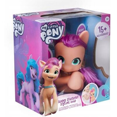 Hasbro My Little Pony Sunny Starscout Głowa Pona do Stylizacji - Akcesoria do Włosów Hasbro My Little Pony Sunny Starscout Głowa Pona do Stylizacji - Akcesoria do Włosów