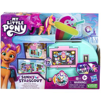 Hasbro My Little Pony, Zestaw Sunny Starscout i ciężarówka ze smoothie + 1 figurka, F6339 Hasbro My Little Pony, Zestaw Sunny Starscout i ciężarówka ze smoothie + 1 figurka, F6339