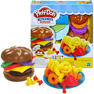 Hasbro Play-Doh Ciastolina Zestaw Burger I Frytki Hasbro Play-Doh Ciastolina Zestaw Burger I Frytki