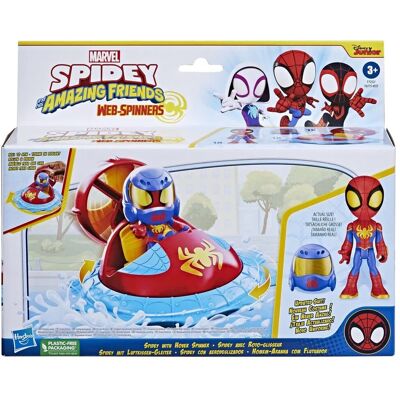 Hasbro Spider-Man Spidey Hover Spinner + Spidey Hasbro Spider-Man Spidey Hover Spinner + Spidey