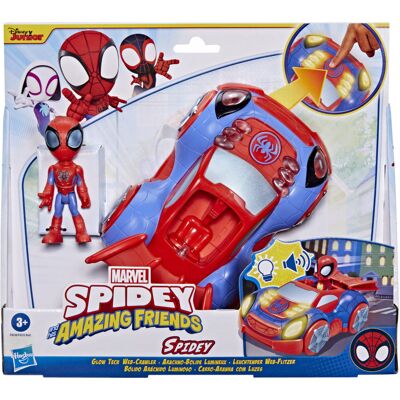 Hasbro Spider-Man Spidey I Super-Kumple Web Crawler Pojazd Ze Światłami Hasbro Spider-Man Spidey I Super-Kumple Web Crawler Pojazd Ze Światłami
