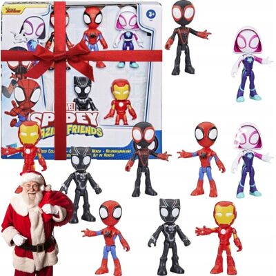 Hasbro SPIDER-MAN SPIDEY I SUPER-KUMPLE ZESTAW 5 FIGUREK 10CM F8401 PREZENT Hasbro SPIDER-MAN SPIDEY I SUPER-KUMPLE ZESTAW 5 FIGUREK 10CM F8401 PREZENT