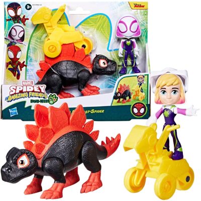 Hasbro Spidey i Super Kumple Zestaw Figurek Ghost-Spider i Dino Spin G0125 Hasbro Spidey i Super Kumple Zestaw Figurek Ghost-Spider i Dino Spin G0125