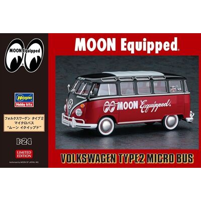 Hasegawa Volkswagen Type 2 Microbus Moon Model w Plastiku 20524 - Microbus Hasegawa Volkswagen Type 2 Microbus Moon Model w Plastiku 20524 - Microbus