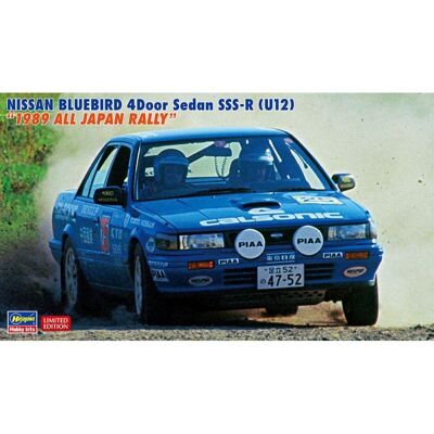 Hasegawa 20541 Nissan Bluebird 4Door Sedan SSS-R (U12) 1989 All Japan Rally 1/24 Hasegawa 20541 Nissan Bluebird 4Door Sedan SSS-R (U12) 1989 All Japan Rally 1/24