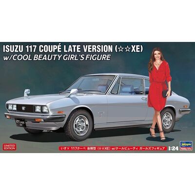 Hasegawa Sp604-52404 Isuzu 117 Coupe Late Version (Xe) W/cool Beauty Girl'S Figure 1/24 Hasegawa Sp604-52404 Isuzu 117 Coupe Late Version (Xe) W/cool Beauty Girl'S Figure 1/24
