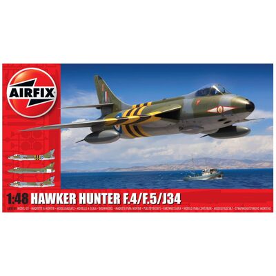 Hawker hunter f.4/f.5/j.34, airfix a09189 Hawker hunter f.4/f.5/j.34, airfix a09189