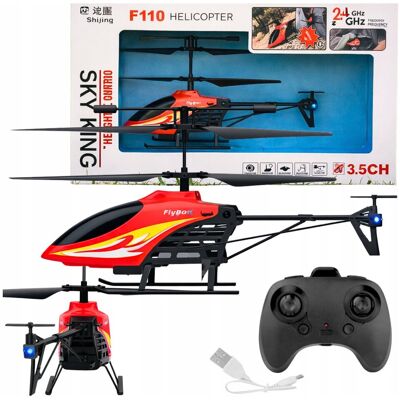 Inny producent Helikopter Na Pilot Solidny Zdalnie Sterowany RC 2.4 LED Żyroskop Zabawka Inny producent Helikopter Na Pilot Solidny Zdalnie Sterowany RC 2.4 LED Żyroskop Zabawka