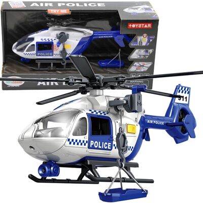 Sferazabawek Helikopter Ratunkowy Smigłowiec zabawka Sos Światło Led Dźwięki Wyciągarka Sferazabawek Helikopter Ratunkowy Smigłowiec zabawka Sos Światło Led Dźwięki Wyciągarka