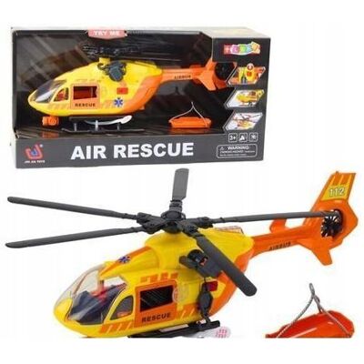 Lean Toys HELIKOPTER RATUNKOWY ŚWIATŁA DŹWIĘKI POMARAŃ 1:12 Lean Toys HELIKOPTER RATUNKOWY ŚWIATŁA DŹWIĘKI POMARAŃ 1:12