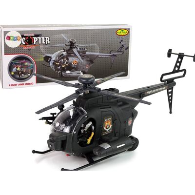 Lean Toys Helikopter Wojskowy Skrzydła Światła + 2 Figurki Komandosów Lean Toys Helikopter Wojskowy Skrzydła Światła + 2 Figurki Komandosów