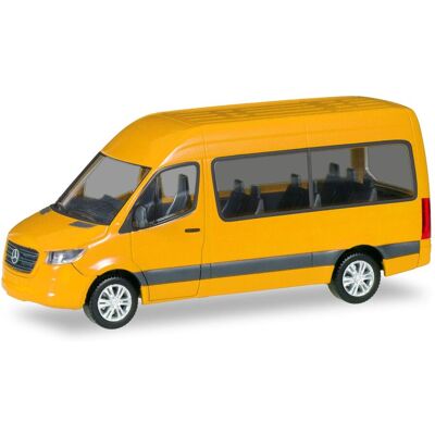 Herpa - Mercedes-Benz Bus Hd, Żółty Komunikacyjny, Sprinter Mini Do Majsterkowania I Kolekcjonowania Herpa - Mercedes-Benz Bus Hd, Żółty Komunikacyjny, Sprinter Mini Do Majsterkowania I Kolekcjonowania