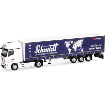 Herpa Model Ciężarówki Mercedes-Benz Actros 'Schmidt Gevelsberg' Skala 1:87 Herpa Model Ciężarówki Mercedes-Benz Actros 'Schmidt Gevelsberg' Skala 1:87