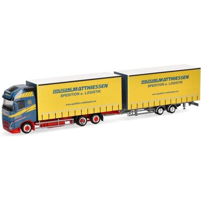 Herpa Model Ciężarówki Volvo Fh Gl Xl 2020 Zestaw Jumbo Z Plandeką „wolfgang Matthiessen”, Miniatura W Skali 1:87, Model Kolekcjonerski, Wyprodukowa.. Herpa Model Ciężarówki Volvo Fh Gl Xl 2020 Zestaw Jumbo Z Plandeką „wolfgang Matthiessen”, Miniatura W Skali 1:87, Model Kolekcjonerski, Wyprodukowa..