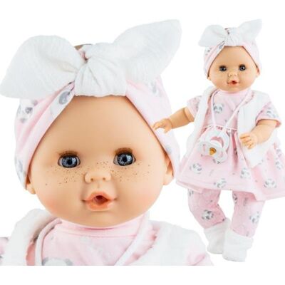 Paola Reina Sonia Panda 36cm - Niemowlęca lalka z aromatem wanilii Paola Reina Sonia Panda 36cm - Niemowlęca lalka z aromatem wanilii