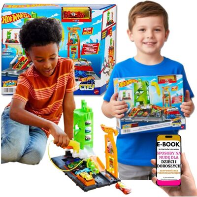 HIT DLA CHŁOPCA! Hot Wheels City Zestaw AUTKO Mega Garaż Ładowania PREZENT DLA SYNA WNUCZKA NA ŚWIĘTA + EBOOK-3 HIT DLA CHŁOPCA! Hot Wheels City Zestaw AUTKO Mega Garaż Ładowania PREZENT DLA SYNA WNUCZKA NA ŚWIĘTA + EBOOK-3