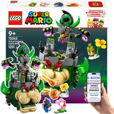 HIT! DUŻE LEGO® PRINCE FLORIAN, Castle Bowser i bohaterowie gry (72042) baw się, lataj i walcz Lego Dla Dziecka Na Urodziny + EBOOK-2 HIT! DUŻE LEGO® PRINCE FLORIAN, Castle Bowser i bohaterowie gry (72042) baw się, lataj i walcz Lego Dla Dziecka Na Urodziny + EBOOK-2