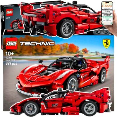 HIT! Lego Autko Samochód Dla Chłopca LEGO Ferrari FXX K Model TECHNIC (42212) Realistyczny Supersamochód z RUCHOMYM silnikiem V12 + EBOOK-1 HIT! Lego Autko Samochód Dla Chłopca LEGO Ferrari FXX K Model TECHNIC (42212) Realistyczny Supersamochód z RUCHOMYM silnikiem V12 + EBOOK-1
