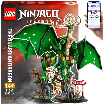 HIT! LEGO DLA CHŁOPCA LEGO NINJAGO Potężny smok kolekcjonerski (71847) z 1650 elementów • idealny do ekspozycji Lego Na Urodziny Święta + EBOOK-2 HIT! LEGO DLA CHŁOPCA LEGO NINJAGO Potężny smok kolekcjonerski (71847) z 1650 elementów • idealny do ekspozycji Lego Na Urodziny Święta + EBOOK-2