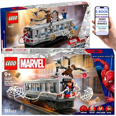 HIT! LEGO Marvel Spider-Man kontra Doc Ock ZBUDUJ SCENĘ Z METRA! Kultowy zestaw z pociągiem, pajęczyną i bohaterami (76321) Na Urodziny Święta Dla D.. HIT! LEGO Marvel Spider-Man kontra Doc Ock ZBUDUJ SCENĘ Z METRA! Kultowy zestaw z pociągiem, pajęczyną i bohaterami (76321) Na Urodziny Święta Dla D..