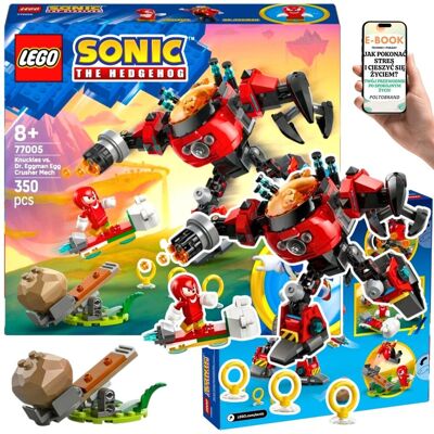 HIT! LEGO Sonic the Hedgehog Mech Eggmana + Knuckles • Epicka BITWA (77005) LEGO Dla Wnuczka Syna 10 11 12 13 14 Latka + EBOOK-1 HIT! LEGO Sonic the Hedgehog Mech Eggmana + Knuckles • Epicka BITWA (77005) LEGO Dla Wnuczka Syna 10 11 12 13 14 Latka + EBOOK-1