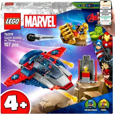 HIT! LEGO Super Heroes Kosmiczna BITWA KAPITAN AMERYKA kontra THANOS w zestawie (76319) LEGO Dla Najmłodszych + EBOOK-1 HIT! LEGO Super Heroes Kosmiczna BITWA KAPITAN AMERYKA kontra THANOS w zestawie (76319) LEGO Dla Najmłodszych + EBOOK-1