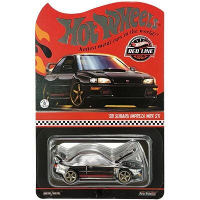 HOT WHEELS '98 SUBARU IMPREZA WRX STi RED LINE CLUB 2026 JJY62 NOWY MODEL METALOWY HOT WHEELS '98 SUBARU IMPREZA WRX STi RED LINE CLUB 2026 JJY62 NOWY MODEL METALOWY