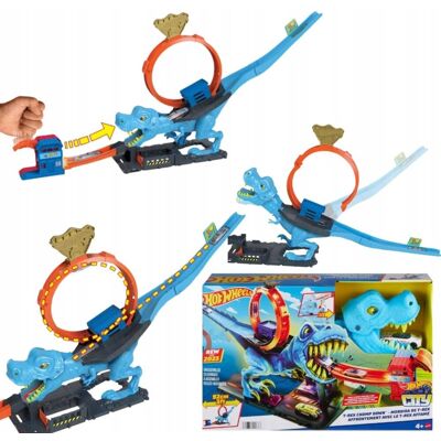nieznany producent HOT WHEELS CITY PETLA T-REXA ZESTAW STARCIE Z DUŻYM DINOZAUREM + SAMOCHÓD nieznany producent HOT WHEELS CITY PETLA T-REXA ZESTAW STARCIE Z DUŻYM DINOZAUREM + SAMOCHÓD