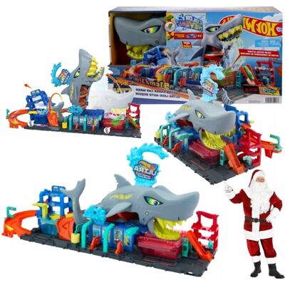 HOT WHEELS CITY ZESTAW TOR SAMOCHODOWY ULTRA MYJNIA REKINA + SAMOCHODZIK HOT WHEELS CITY ZESTAW TOR SAMOCHODOWY ULTRA MYJNIA REKINA + SAMOCHODZIK