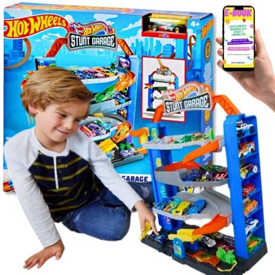 Hot Wheels Dla Dzieci Zestaw 4 Poziomowy Garaż Z Windą Prezent Dla Chłopca + Ebook Hot Wheels Dla Dzieci Zestaw 4 Poziomowy Garaż Z Windą Prezent Dla Chłopca + Ebook