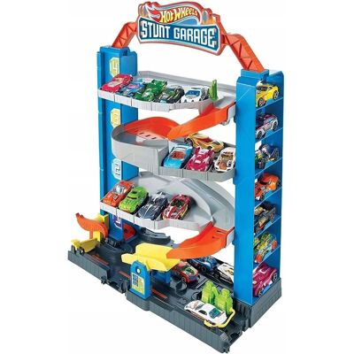 Hot Wheels Garaż Stunt Garage Autka Wyścig GNL70 zestaw Hot Wheels Garaż Stunt Garage Autka Wyścig GNL70 zestaw