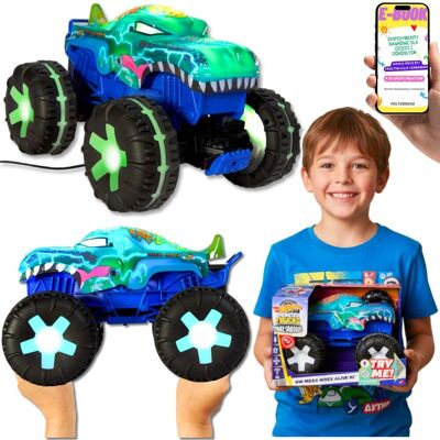 HOT WHEELS MONSTER TRUCK MEGA WREX RC ŚWIATŁA, DŹWIĘKI, 3 TRYBY PREZENT DLA DZIECKA NA ŚWIĘTA URODZINY + EBOOK HOT WHEELS MONSTER TRUCK MEGA WREX RC ŚWIATŁA, DŹWIĘKI, 3 TRYBY PREZENT DLA DZIECKA NA ŚWIĘTA URODZINY + EBOOK