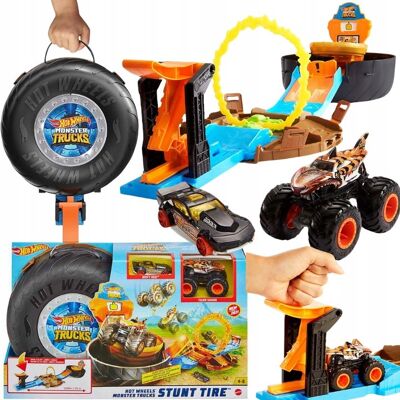 HOT WHEELS MONSTER TRUCK ZESTAW KASKADERSKA ARENA TOR OPONA + 2 AUTKA HOT WHEELS MONSTER TRUCK ZESTAW KASKADERSKA ARENA TOR OPONA + 2 AUTKA