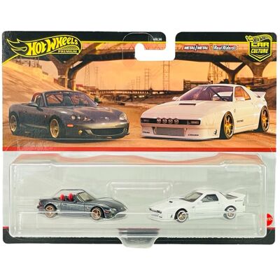 Hot Wheels Premium '04 Mazda Mazdaspeed Miata + Mazda Rx7 Fc Pandem Hrr75 Hot Wheels Premium '04 Mazda Mazdaspeed Miata + Mazda Rx7 Fc Pandem Hrr75
