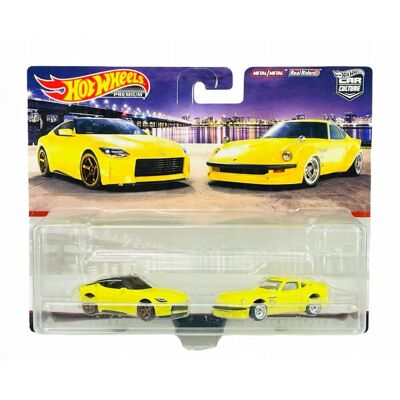 Hot Wheels Premium '21 2-Pack Nissan z Proto + Nissan Fairlady z Hff33 Nowy Hot Wheels Premium '21 2-Pack Nissan z Proto + Nissan Fairlady z Hff33 Nowy