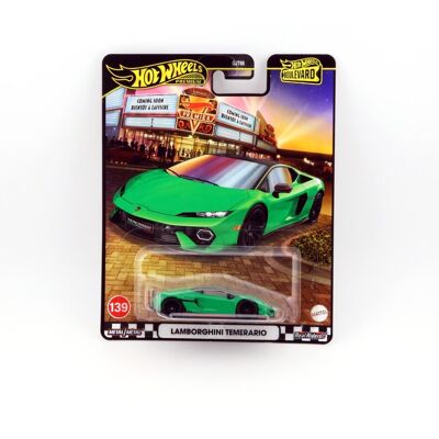 Hot Wheels Premium Lamborghini Temerario Boulevard #139 1:64 Hot Wheels Premium Lamborghini Temerario Boulevard #139 1:64