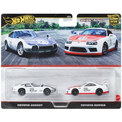 HOT WHEELS PREMIUM TOYOTA 2000GT + TOYOTA SUPRA 1:64 JBL03 NOWY MODEL METALOWY HOT WHEELS PREMIUM TOYOTA 2000GT + TOYOTA SUPRA 1:64 JBL03 NOWY MODEL METALOWY
