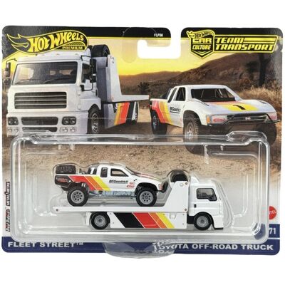 Hot Wheels Premium Toyota Off-Road Truck + Fleet Street #71 Hrv39 Hot Wheels Premium Toyota Off-Road Truck + Fleet Street #71 Hrv39